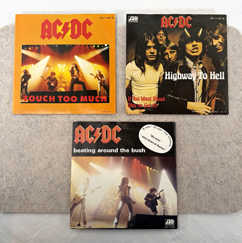 Konvolut 7 singles - ac/dc,