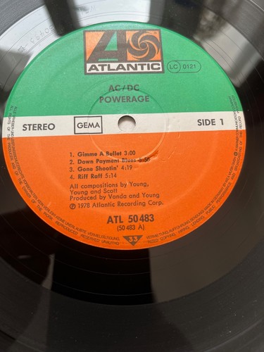 Powerage lp german - ac/dc,