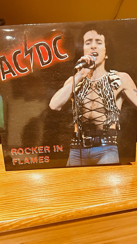 Rocker flames double - ac/dc,