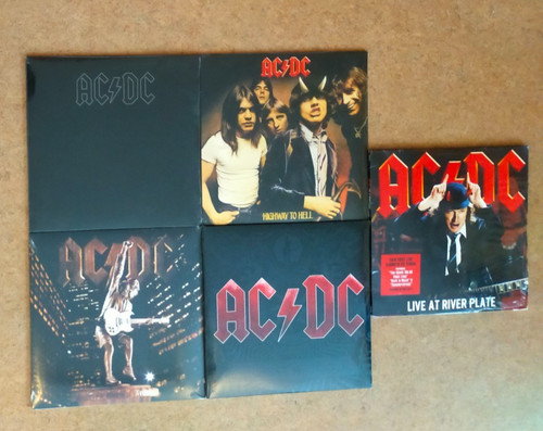 Schallplatten konvolut acdc - 5x,
